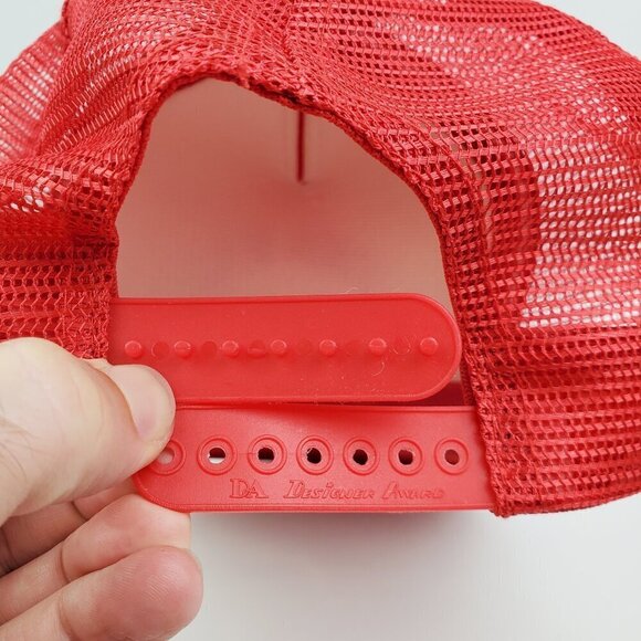 IBM Vintage Snapback Trucker Hat Solution Builder Corded Mesh Foam Cap Unworn - Picture 5 of 13